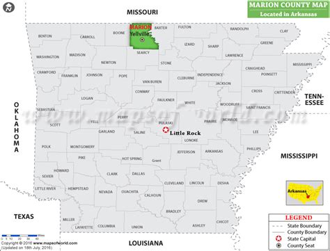 marion arkansas map|where is marion county arkansas.
